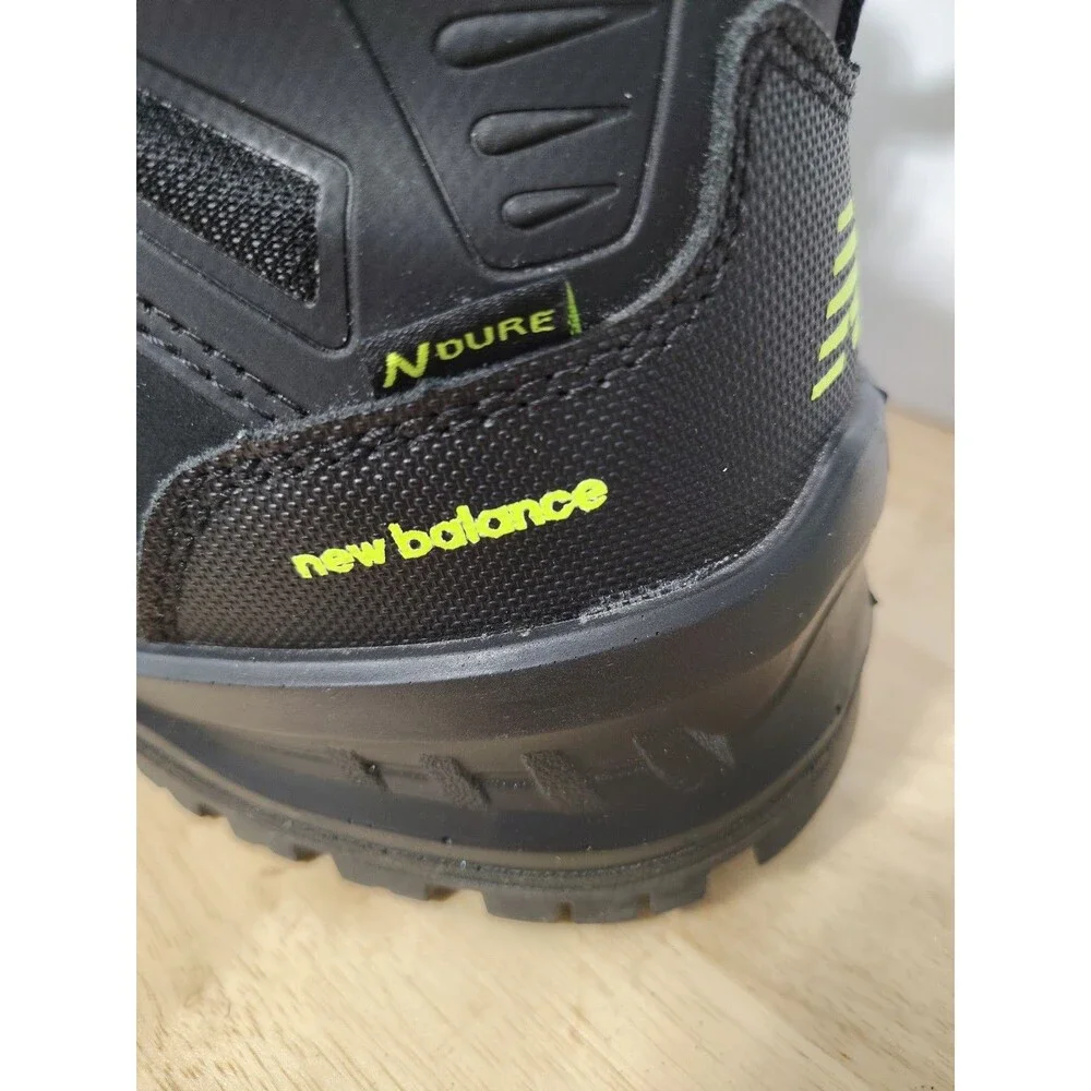 New Balance Calibre Men's Composite Toe Side Zip Boots, Black Size 12 EU 46.5